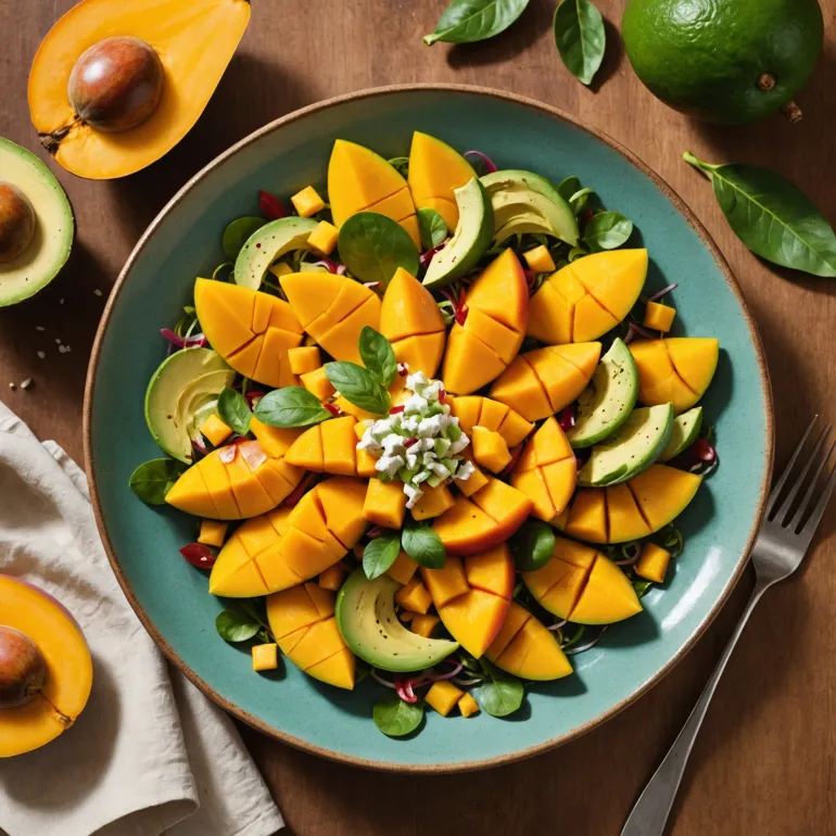 Салат с манго и авокадо: свежесть, польза и изысканный вкус в одной тарелке
